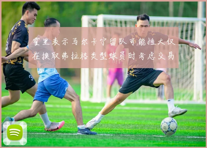霍里表示马尔卡宁留队可能性大仅在换取弗拉格类型球员时考虑交易